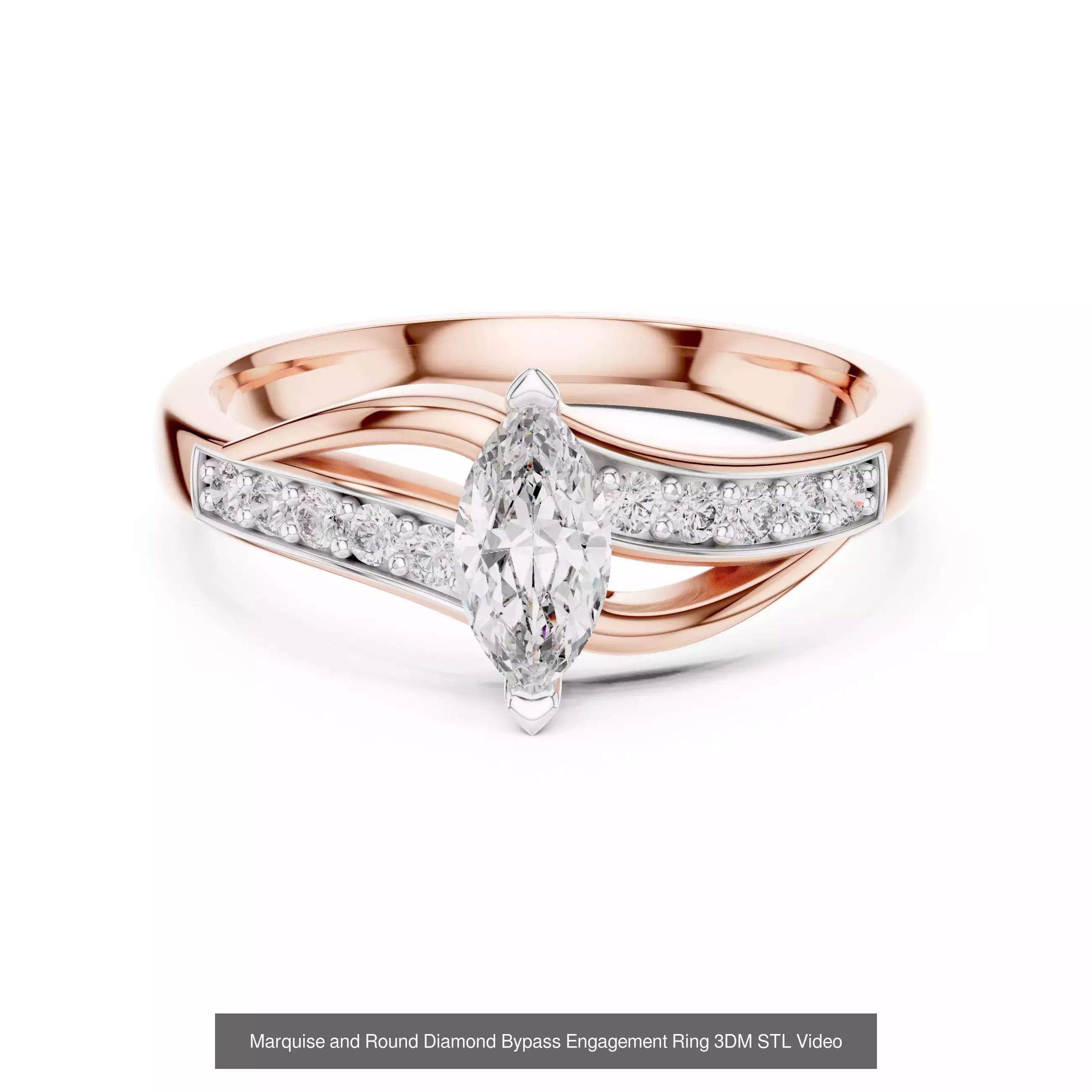 64 Light Weight Dainty Ring 3DM STL OBJK FBX 3 Render Video 3D Model Collection_19