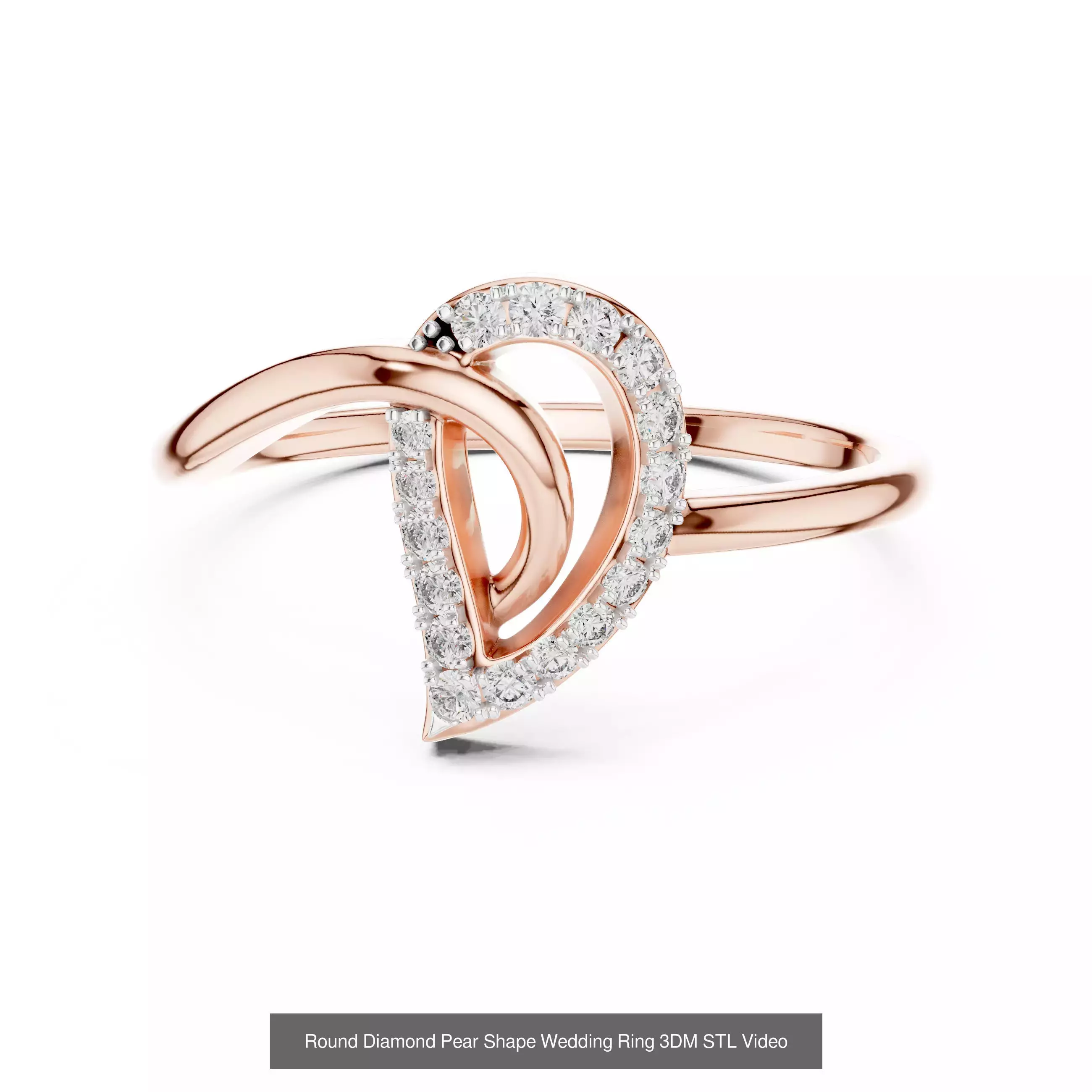 64 Light Weight Dainty Ring 3DM STL OBJK FBX 3 Render Video 3D Model Collection_56