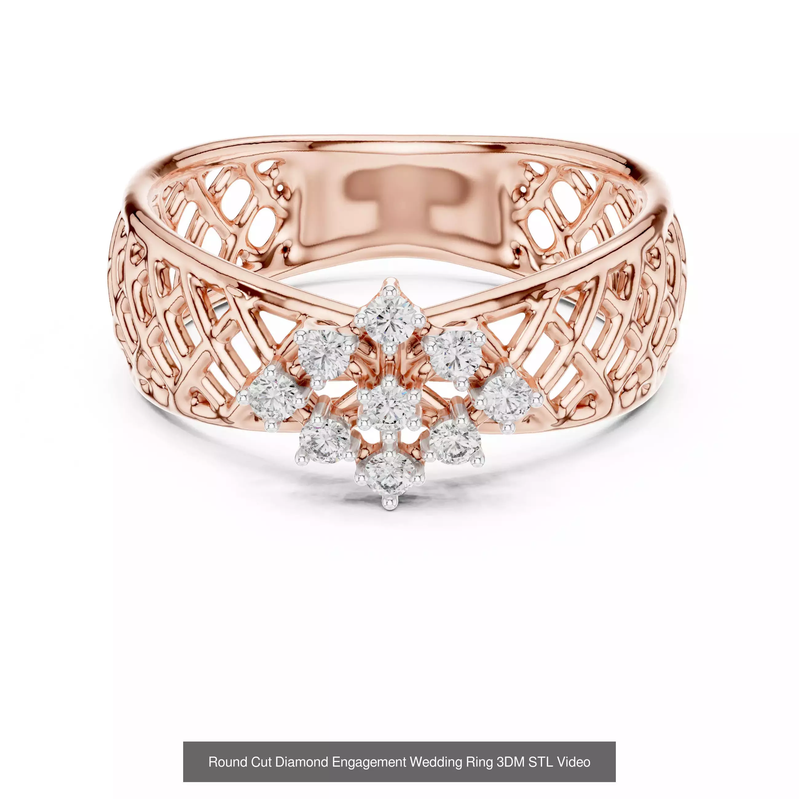 64 Light Weight Dainty Ring 3DM STL OBJK FBX 3 Render Video 3D Model Collection_65