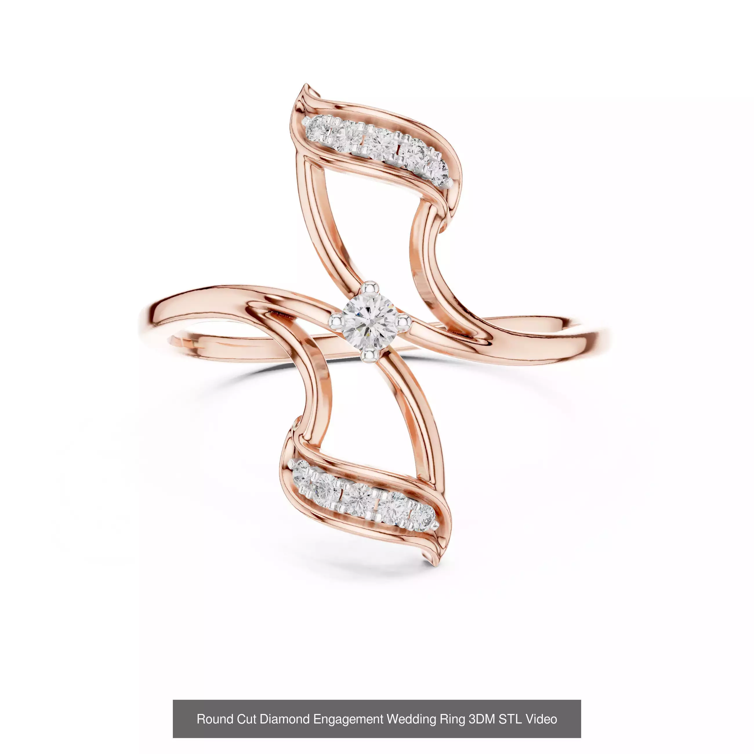 64 Light Weight Dainty Ring 3DM STL OBJK FBX 3 Render Video 3D Model Collection_43