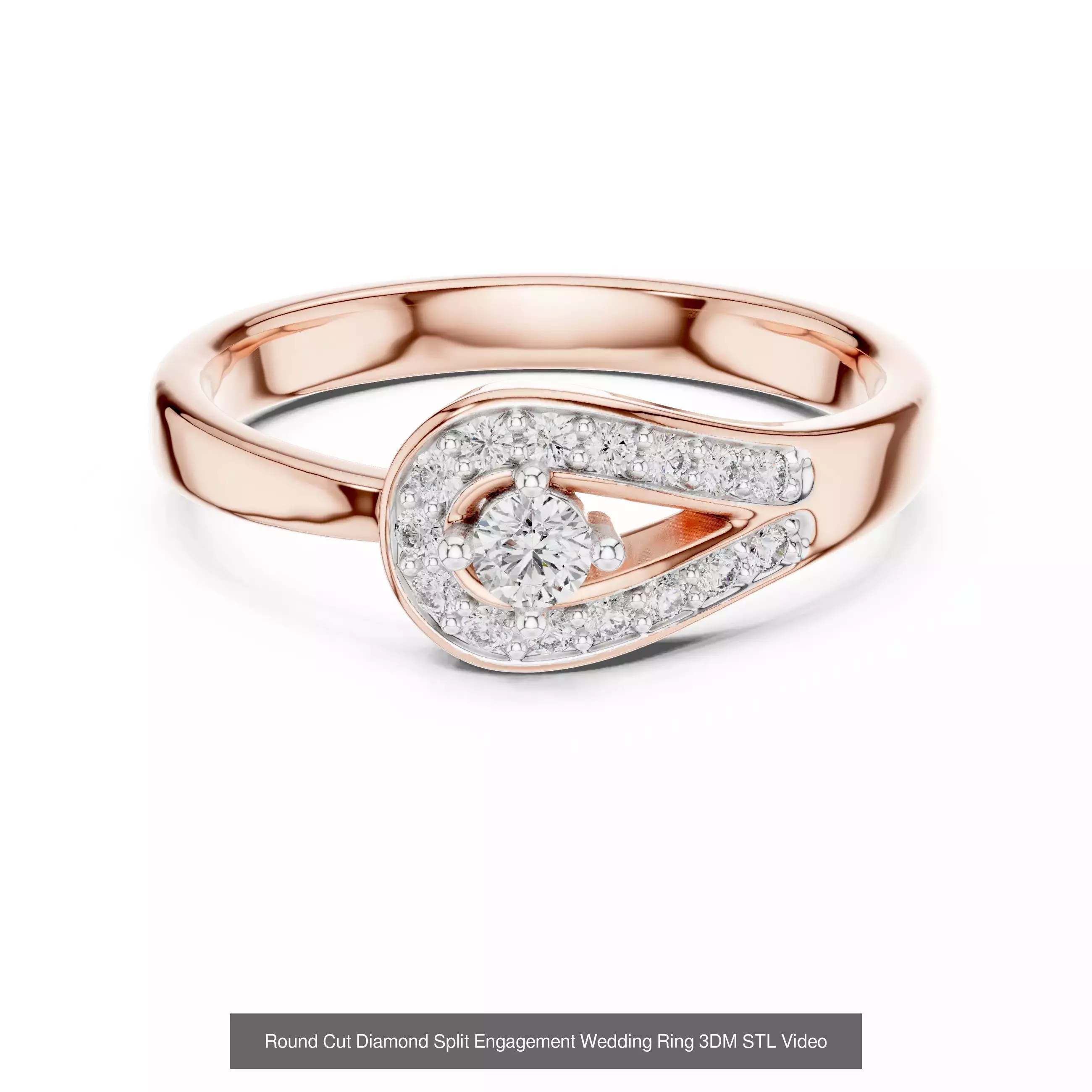 64 Light Weight Dainty Ring 3DM STL OBJK FBX 3 Render Video 3D Model Collection_20