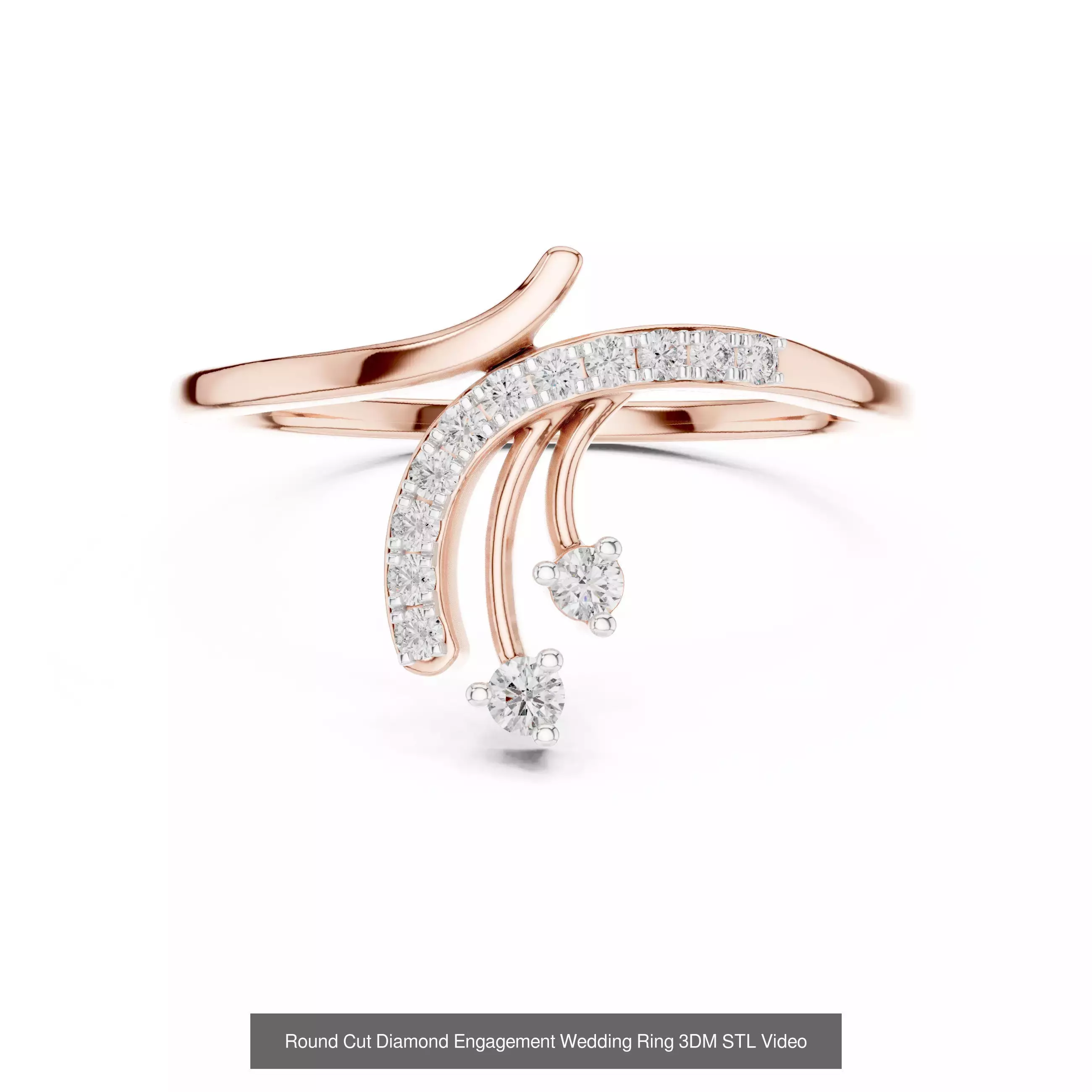 64 Light Weight Dainty Ring 3DM STL OBJK FBX 3 Render Video 3D Model Collection_31