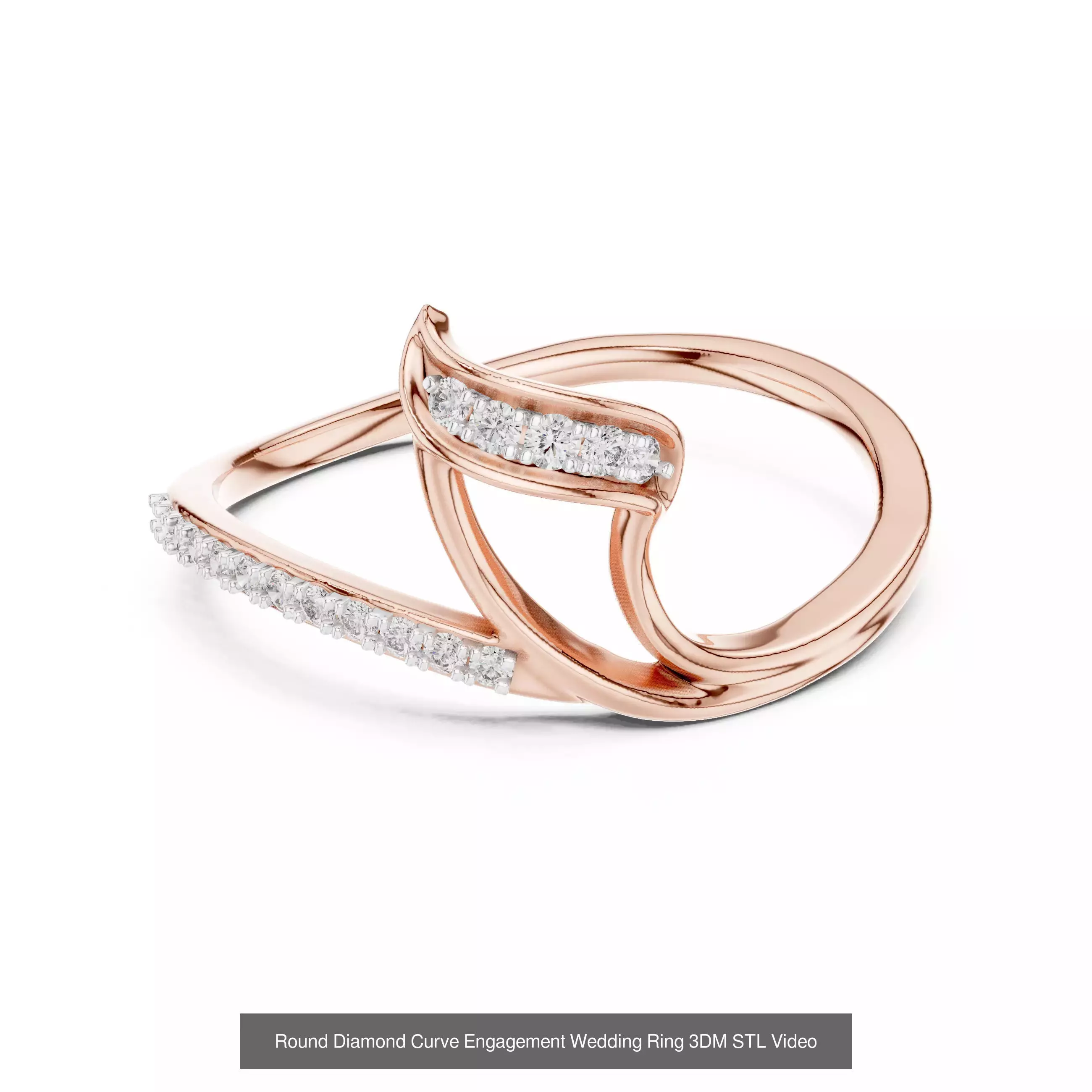 64 Light Weight Dainty Ring 3DM STL OBJK FBX 3 Render Video 3D Model Collection_34