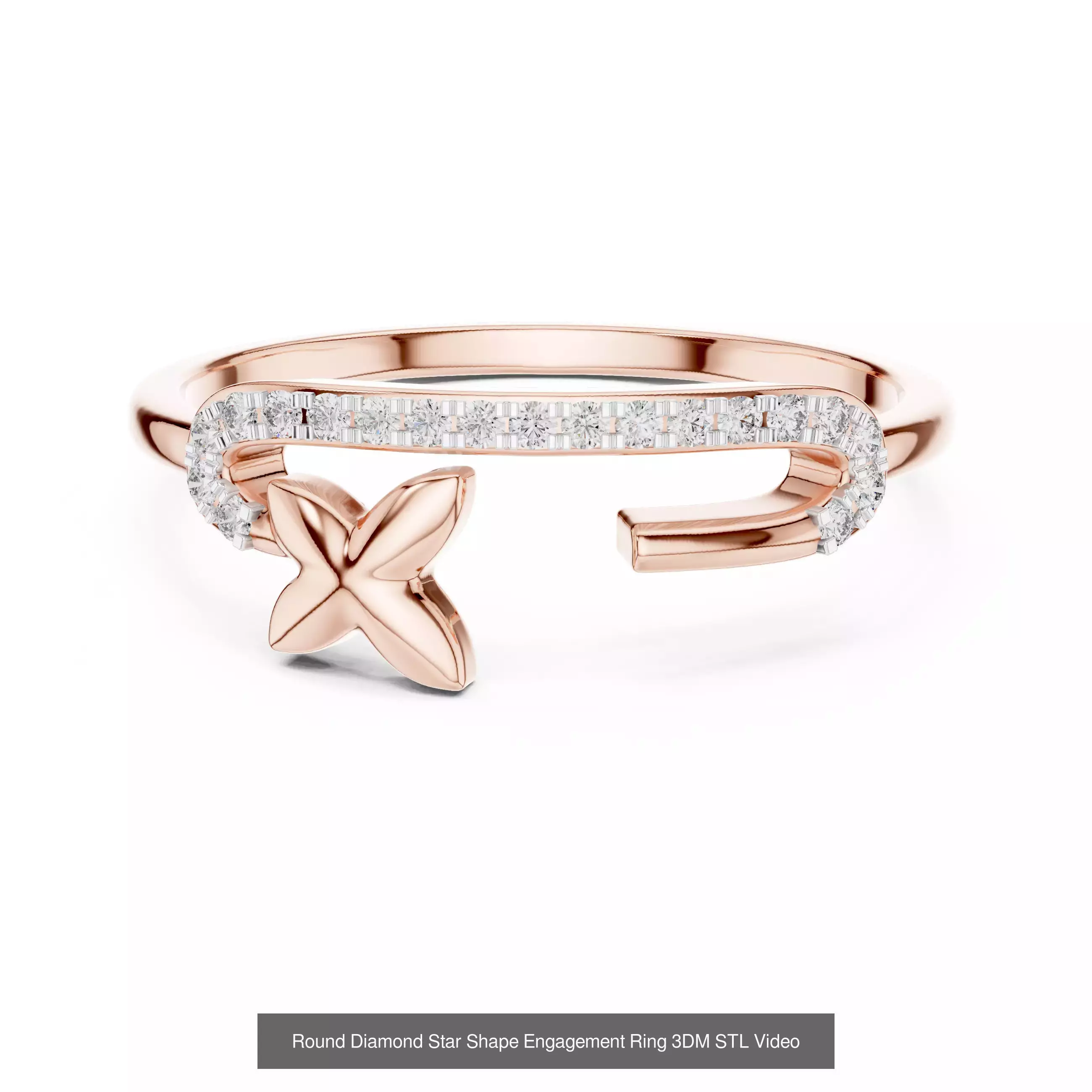 64 Light Weight Dainty Ring 3DM STL OBJK FBX 3 Render Video 3D Model Collection_38