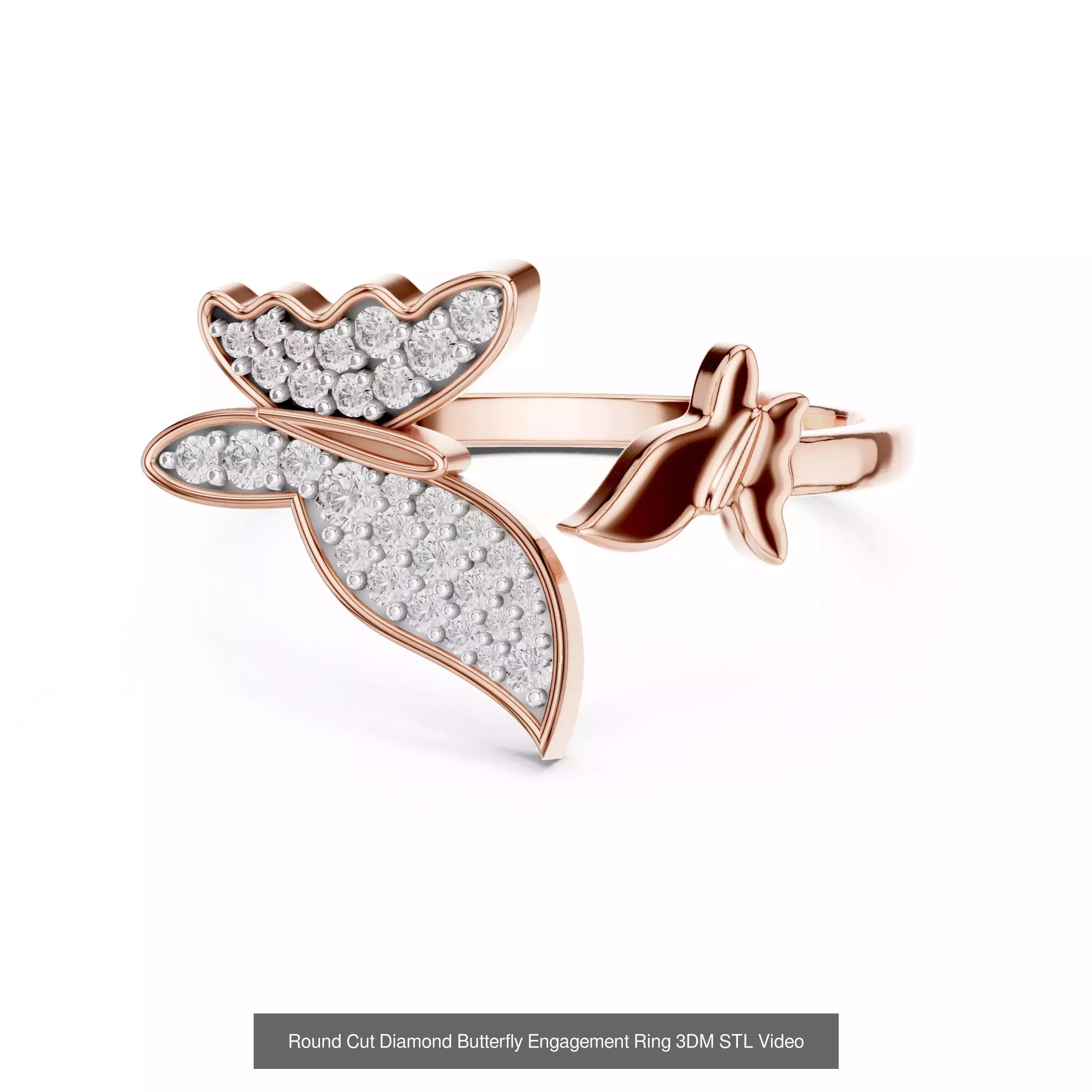 64 Light Weight Dainty Ring 3DM STL OBJK FBX 3 Render Video 3D Model Collection_27