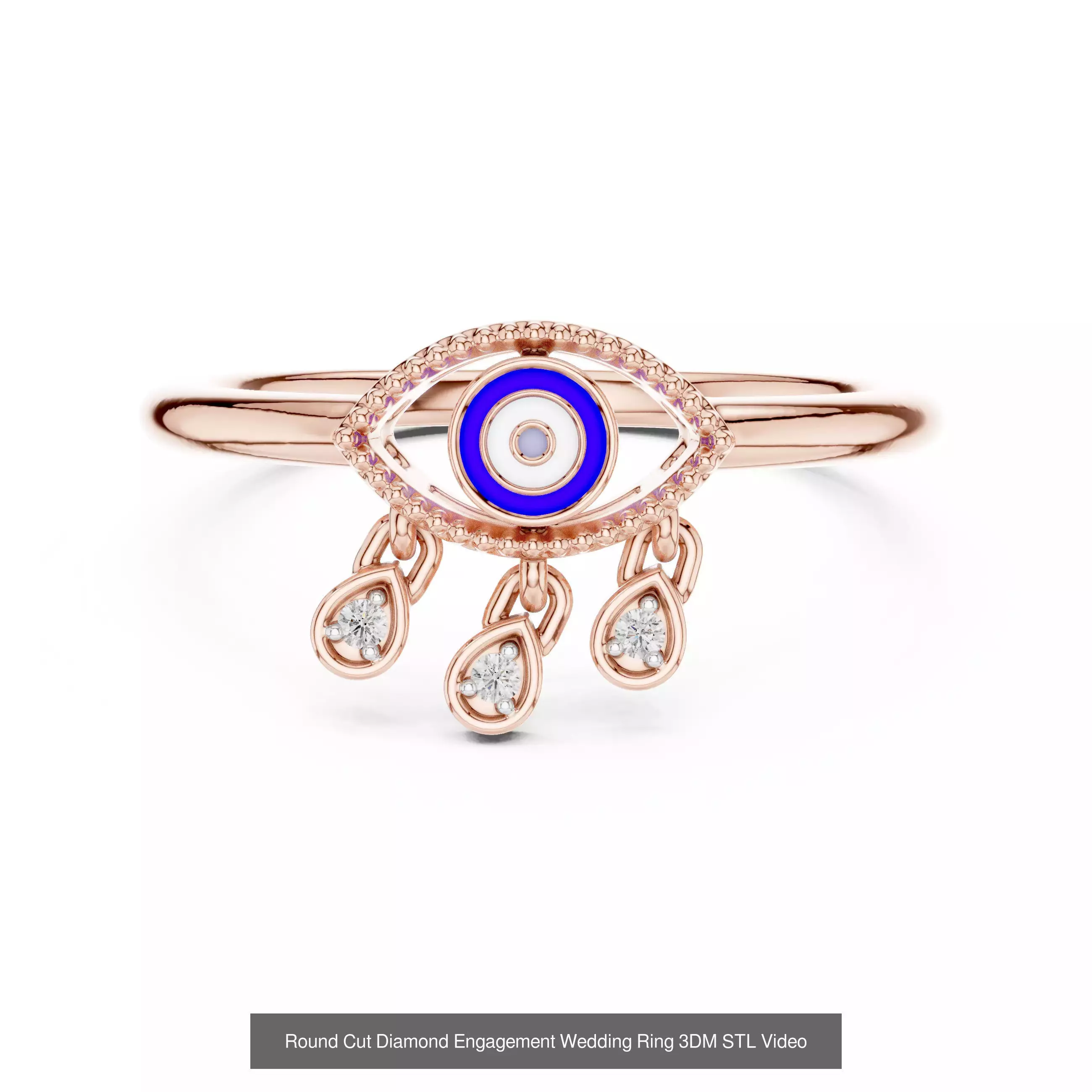 64 Light Weight Dainty Ring 3DM STL OBJK FBX 3 Render Video 3D Model Collection_66