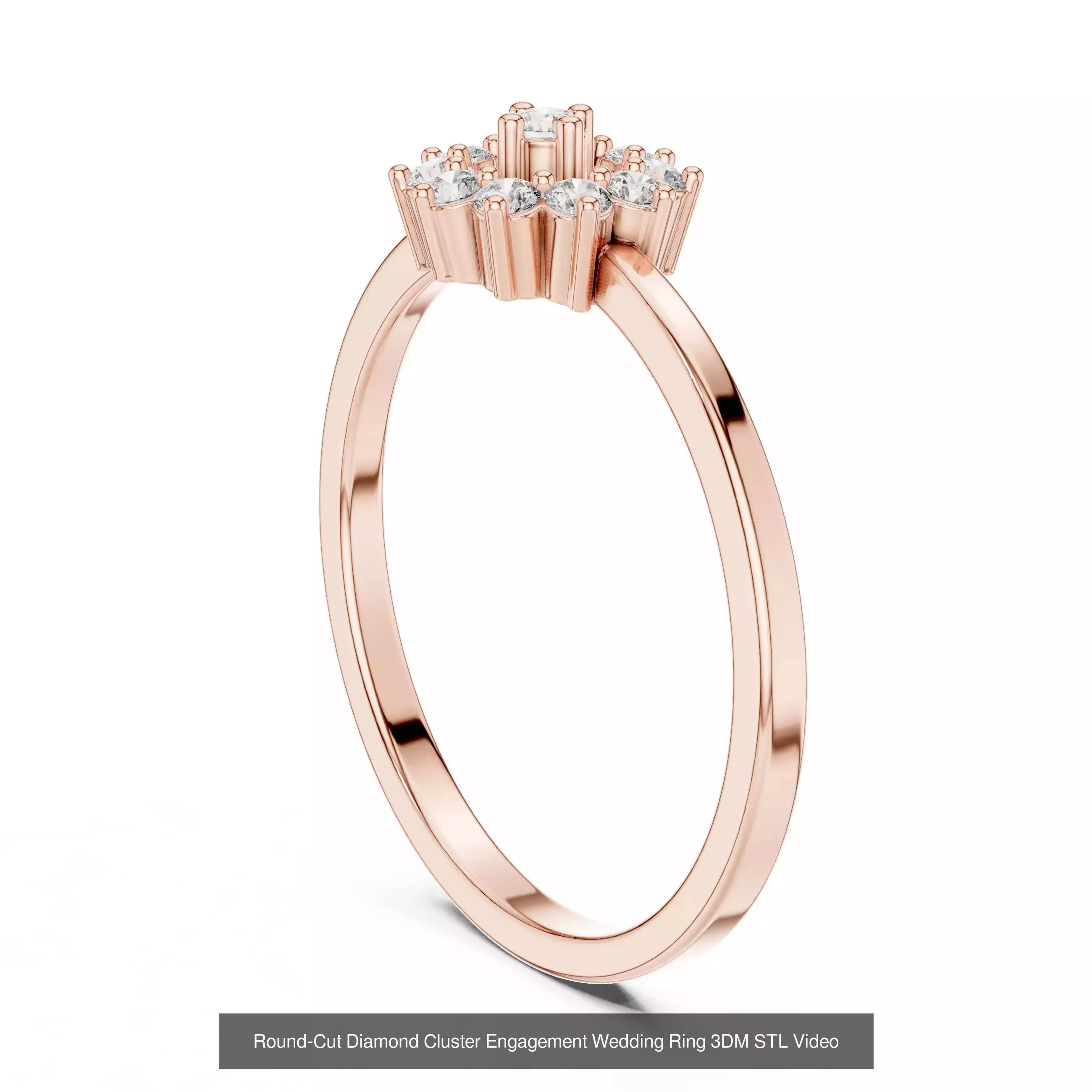 64 Light Weight Dainty Ring 3DM STL OBJK FBX 3 Render Video 3D Model Collection_14