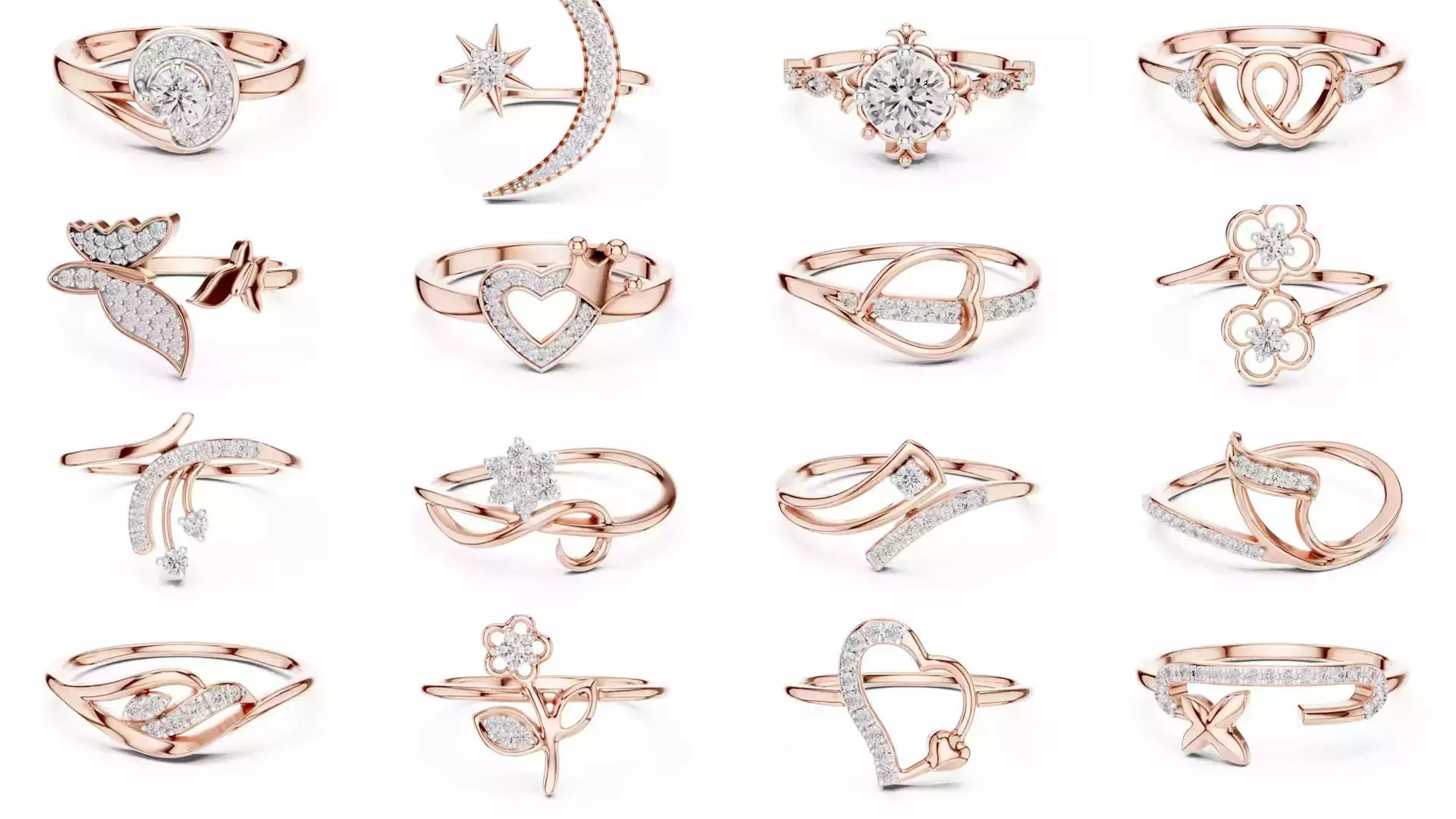 64 Light Weight Dainty Ring 3DM STL OBJK FBX 3 Render Video 3D Model Collection_1