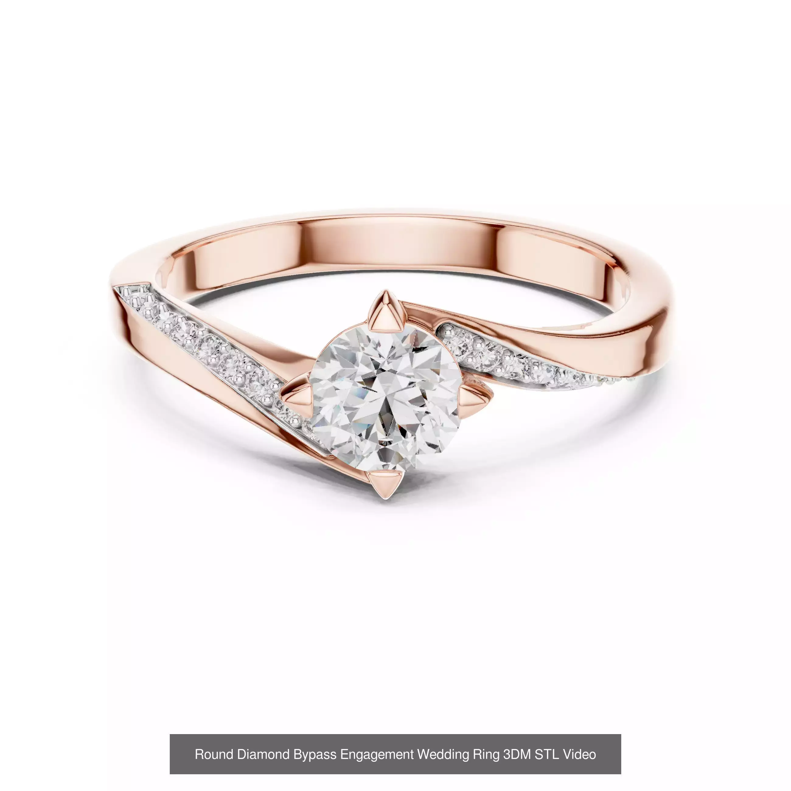 64 Light Weight Dainty Ring 3DM STL OBJK FBX 3 Render Video 3D Model Collection_22