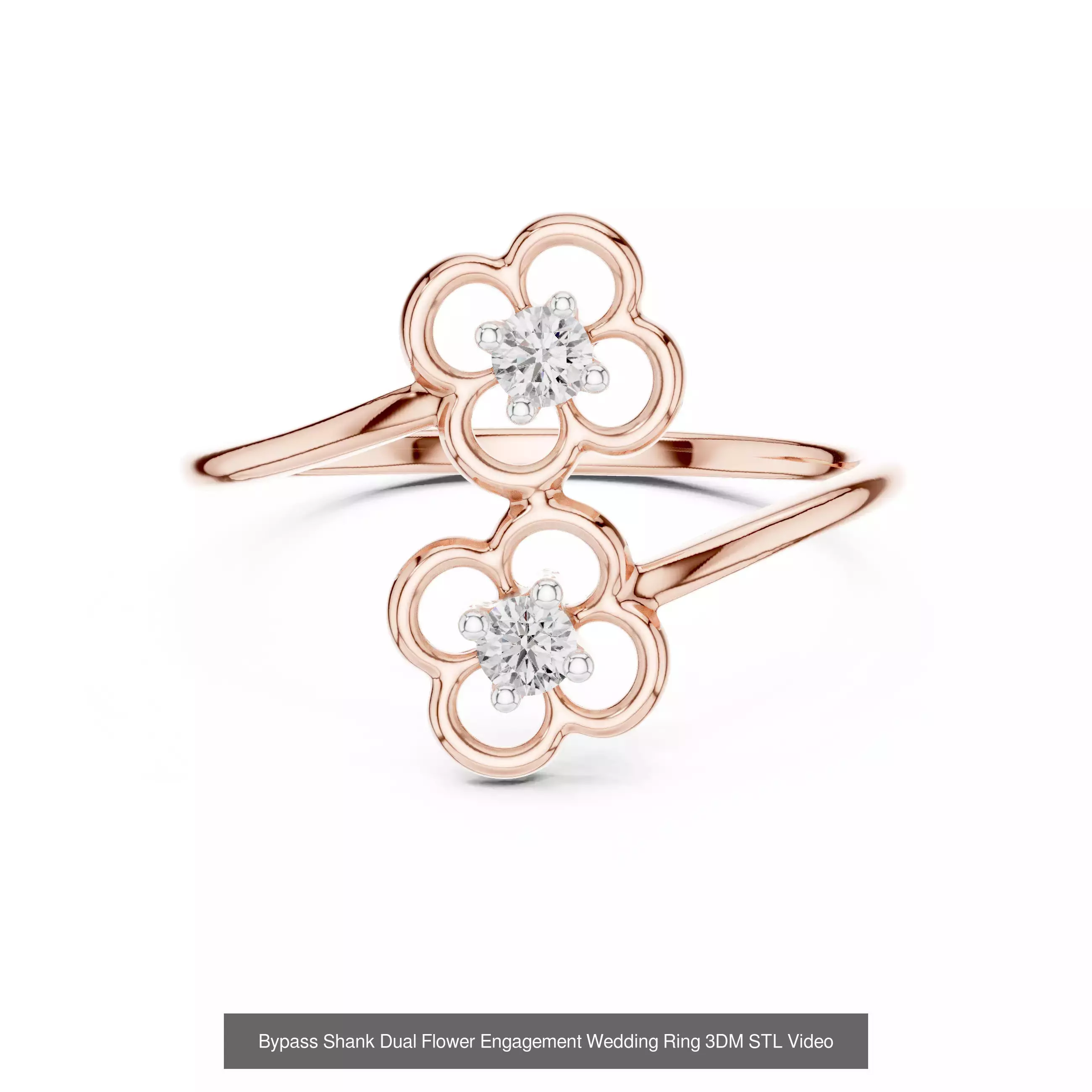 64 Light Weight Dainty Ring 3DM STL OBJK FBX 3 Render Video 3D Model Collection_30