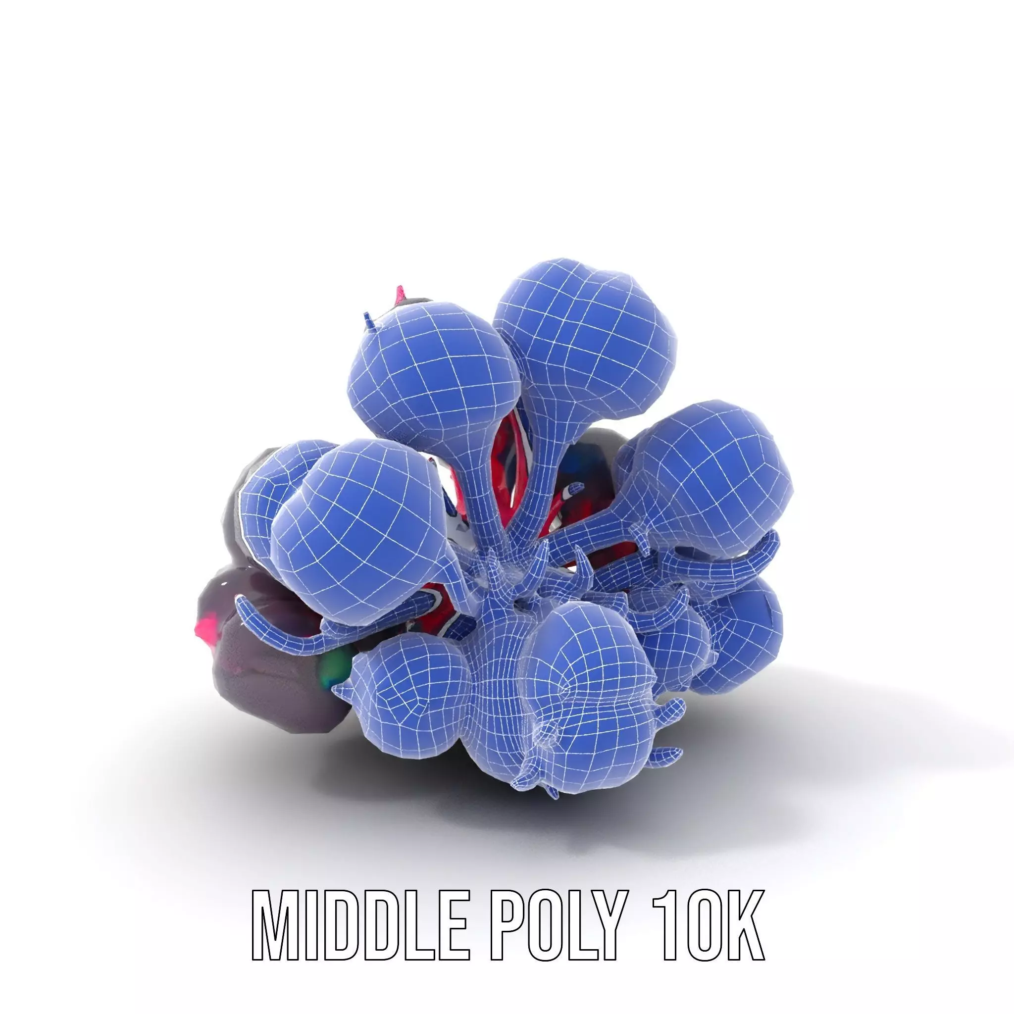 Vibrant Alien Flora model pack Low-poly 3D model_21