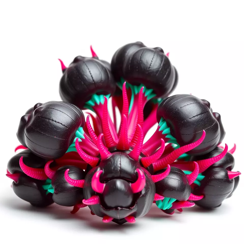 Vibrant Alien Flora model pack Low-poly 3D model_2