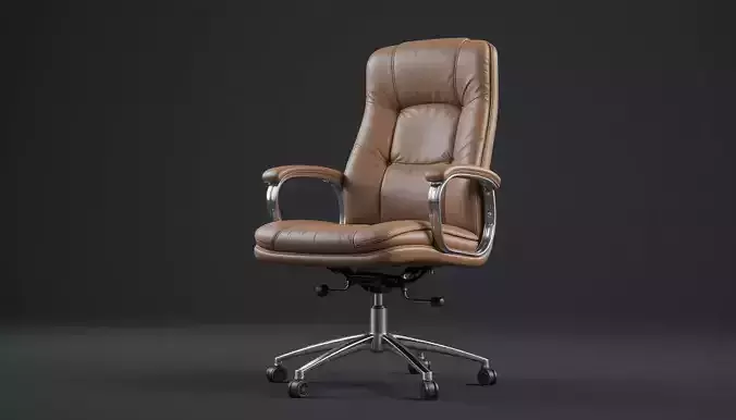 Office Chair 3D Model Game Ready And Sofa Set Free 