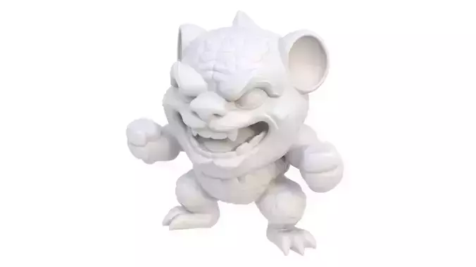 Monster character 09 3D model