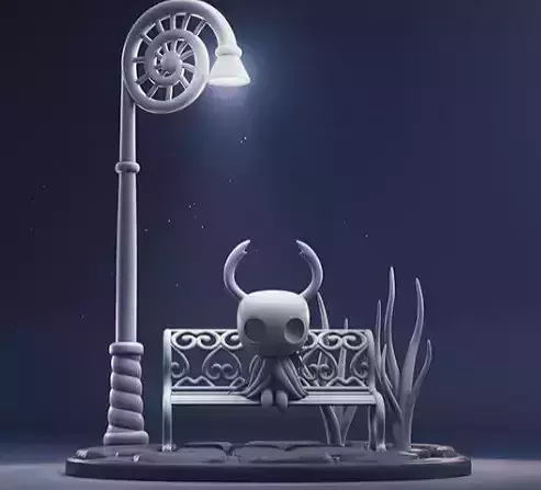 HOLLOW KNIGHT SITTING