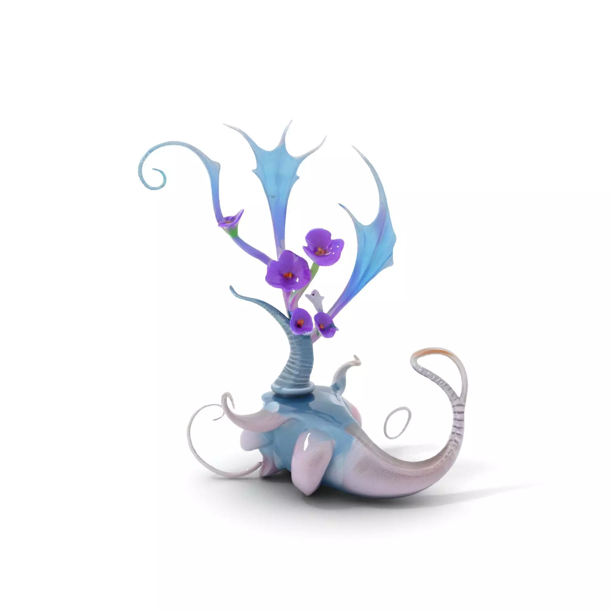 Mystical Alien Flora model pack Low-poly 3D model_0