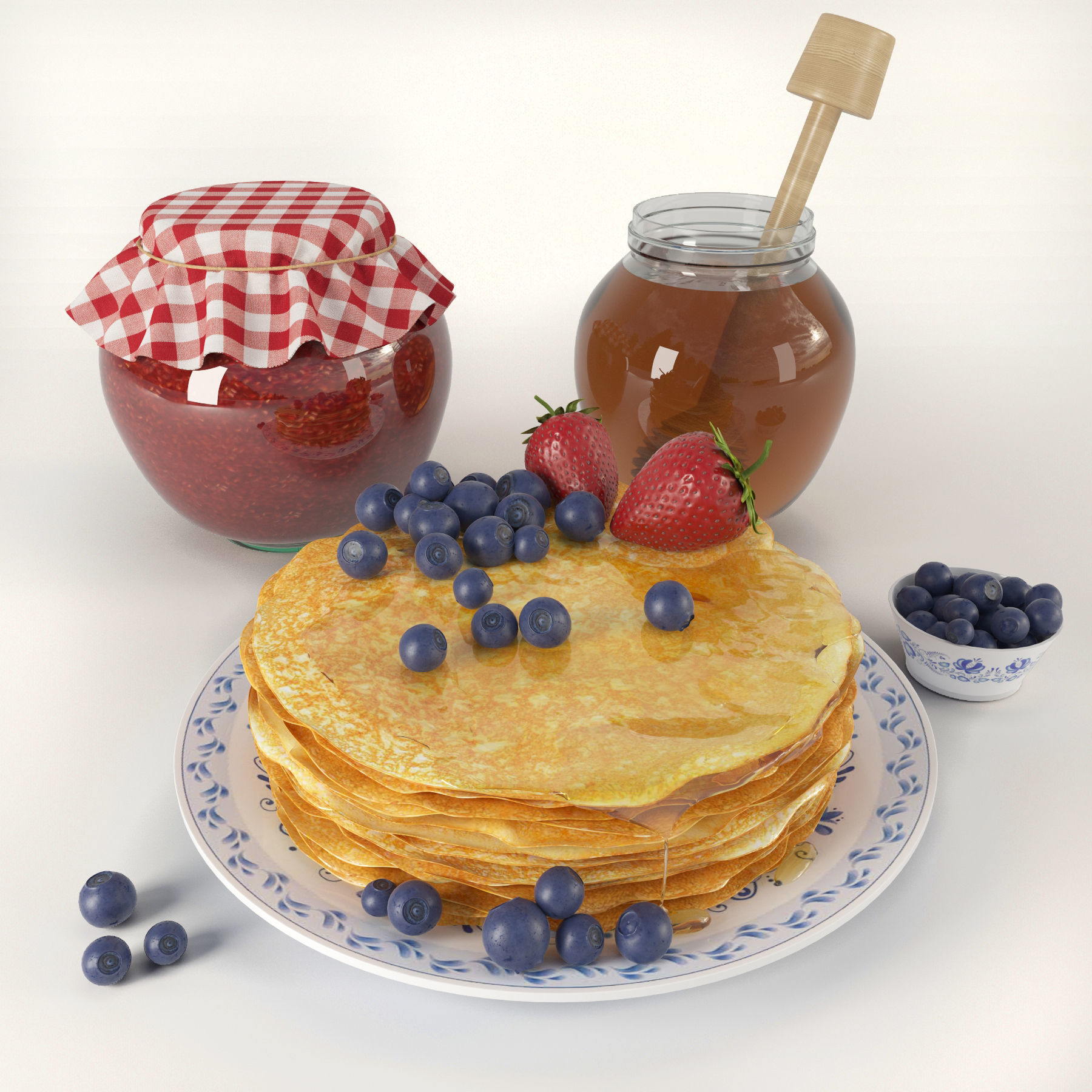 Pancakes  3D model_0