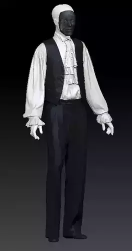 David Bowie ruffle costume