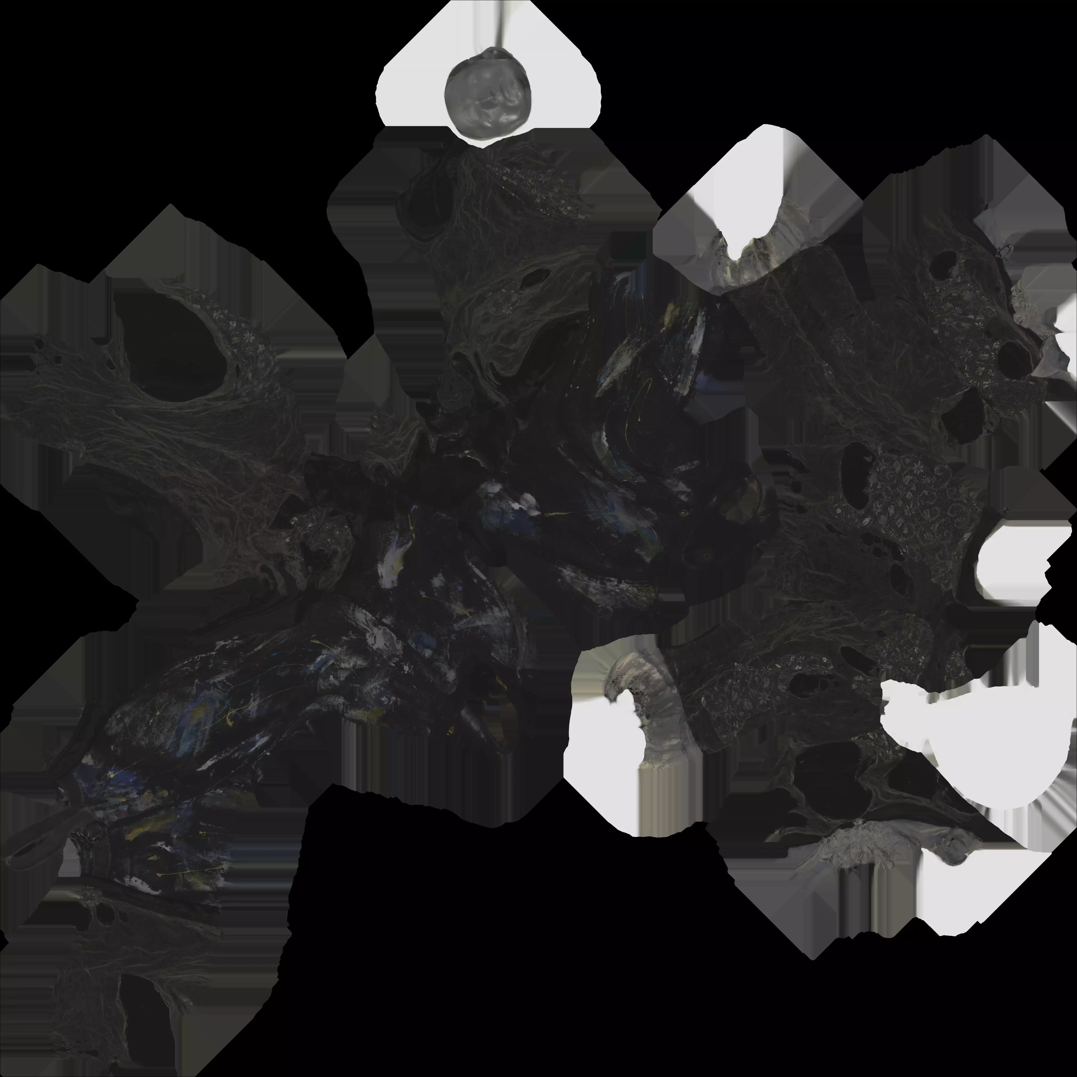 David Bowie coat costume 3D model_8