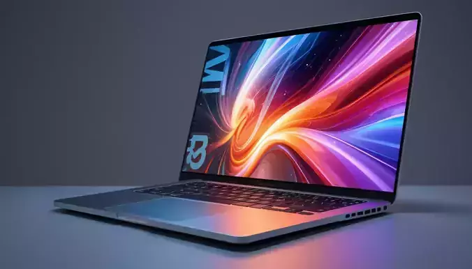 MacBook Pro for product visualization advertising and games 3D model