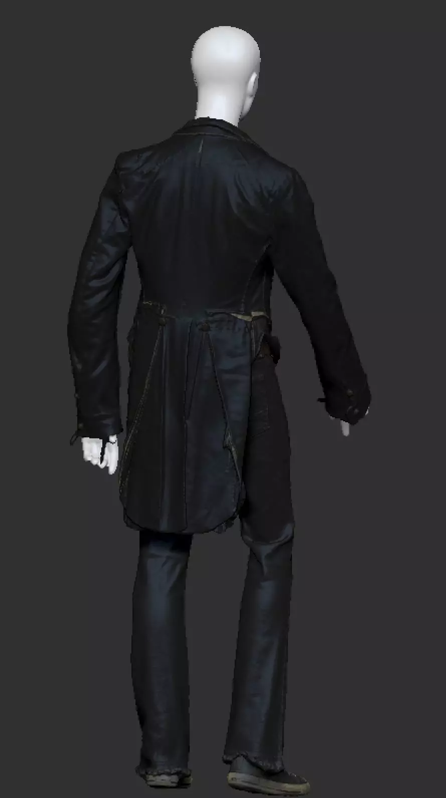 David Bowie costume 3D model_1