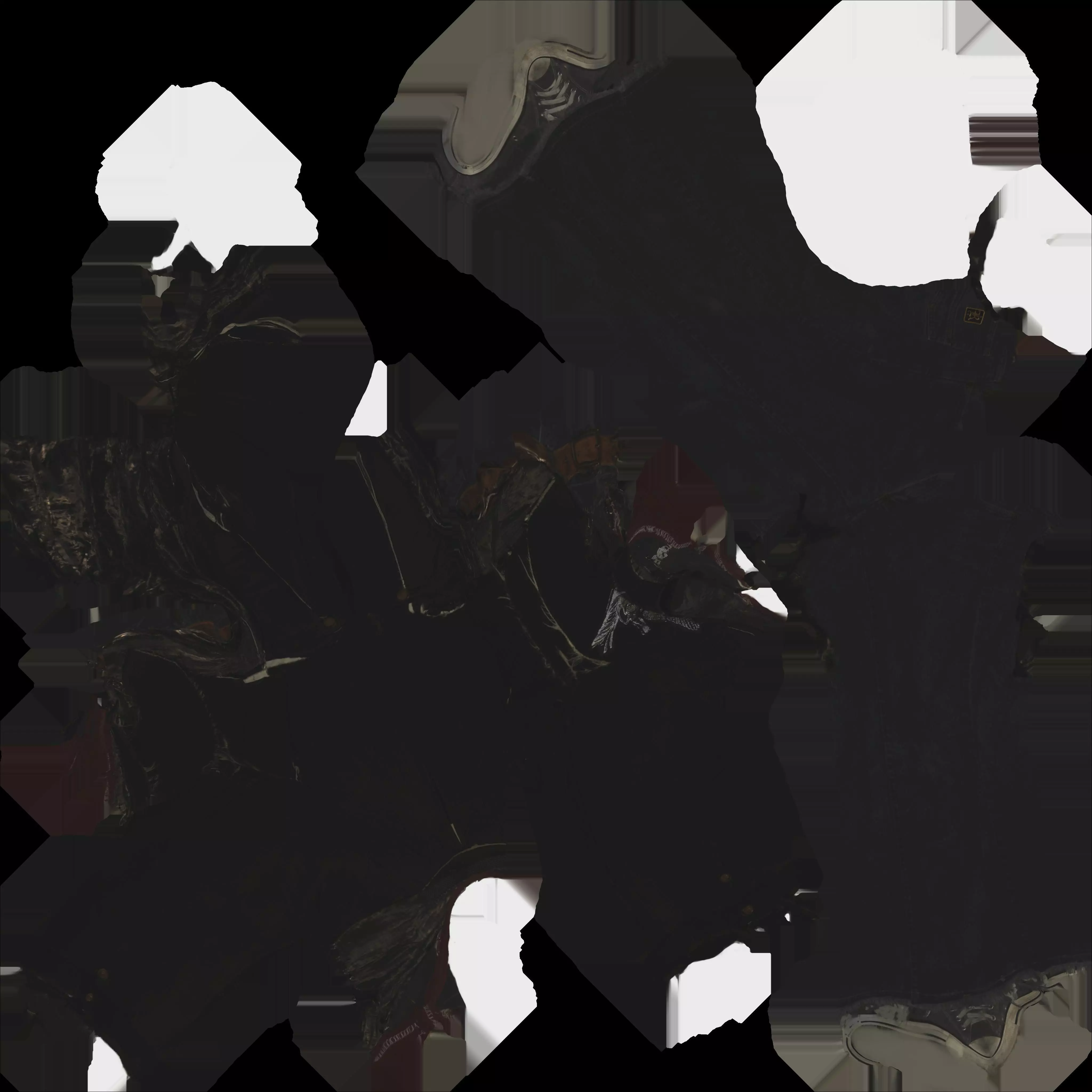 David Bowie costume 3D model_6