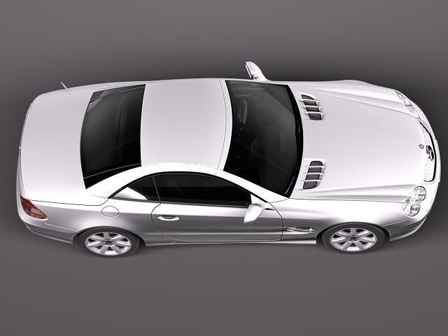 Mercedes-Benz SL 2003-2007 3D Model 3D model_7