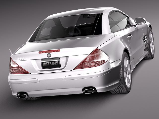 Mercedes-Benz SL 2003-2007 3D Model 3D model_5