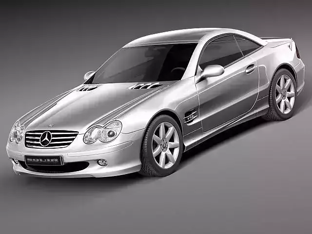 Mercedes-Benz SL 2003-2007 3D Model