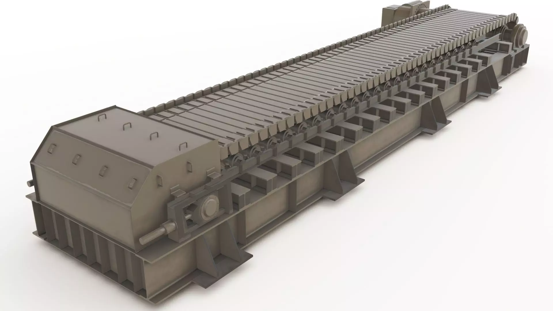 apron feeder 3D model_2