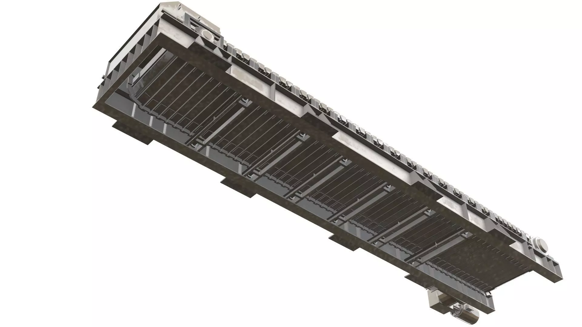 apron feeder 3D model_3