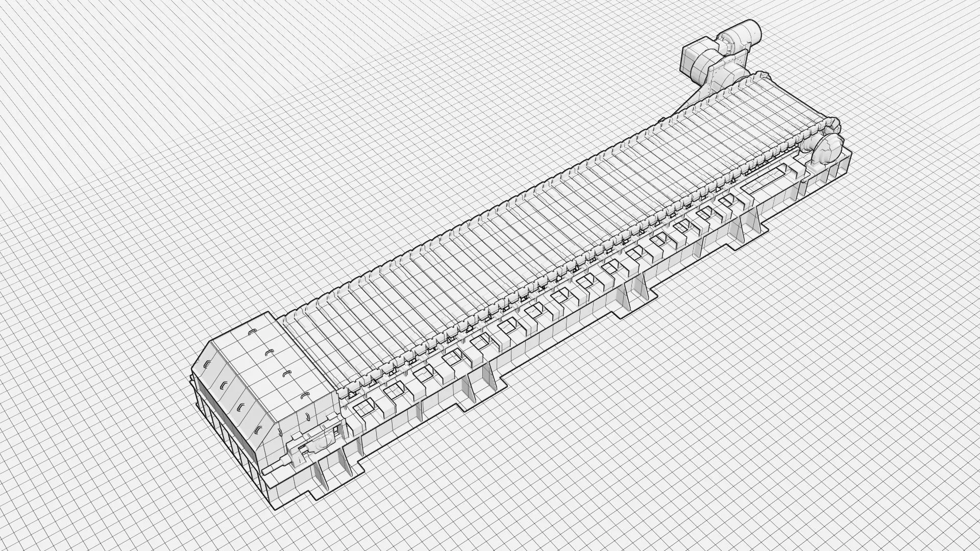 apron feeder 3D model_5