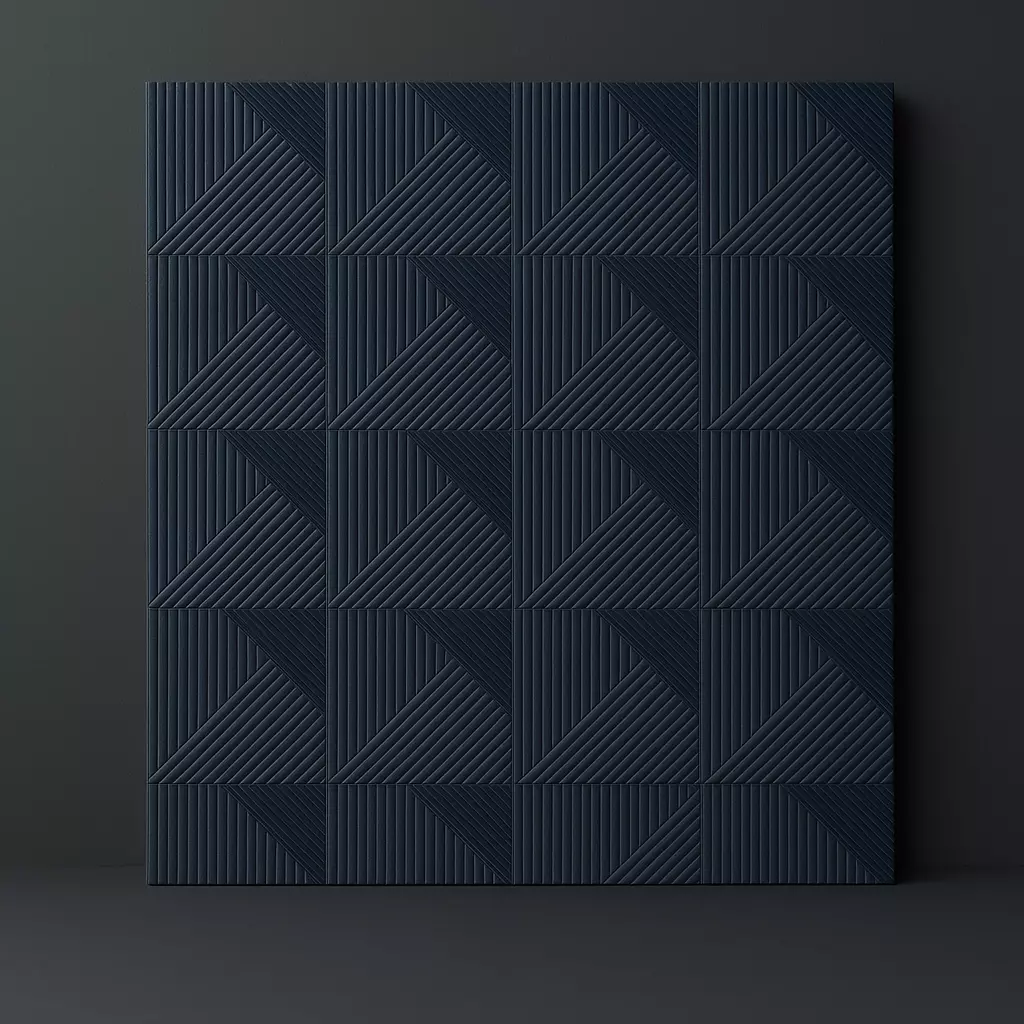    Decorative Wall Panel  002  for cnc and 3dprint 3D print model_5