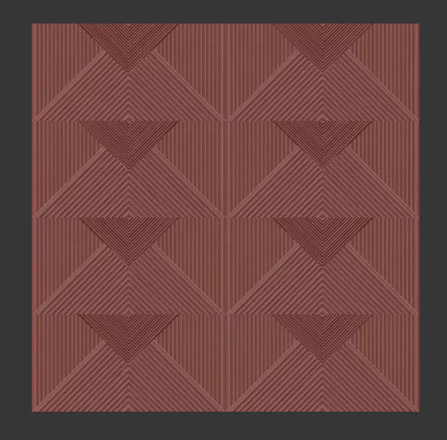    Decorative Wall Panel  002  for cnc and 3dprint 3D print model_8