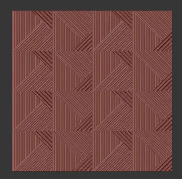    Decorative Wall Panel  002  for cnc and 3dprint 3D print model_9