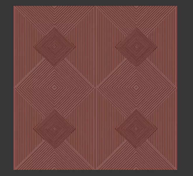    Decorative Wall Panel  002  for cnc and 3dprint 3D print model_10