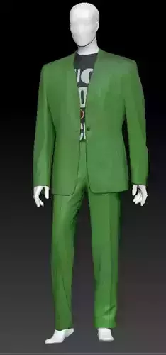 David Bowie green suit costume