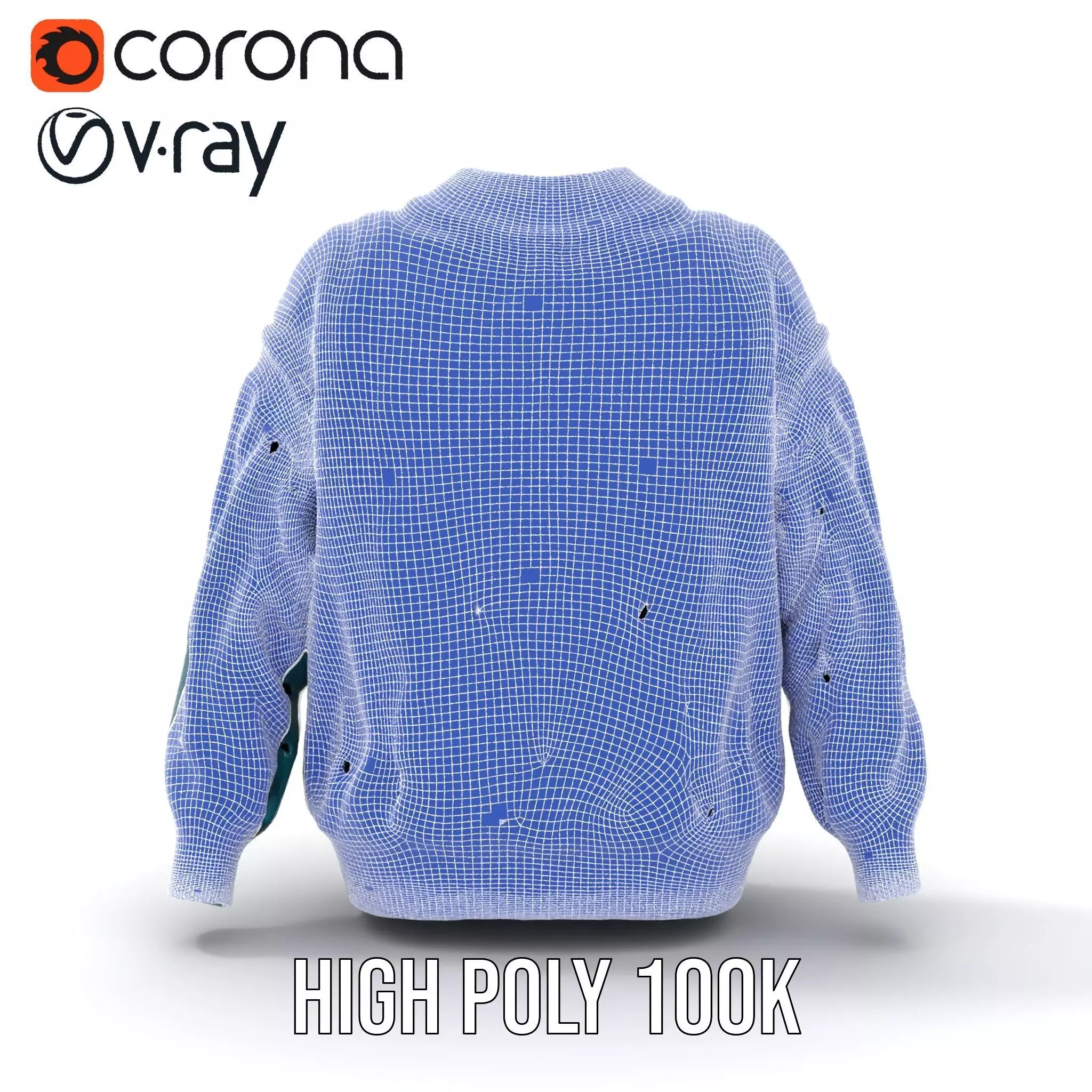 Emerald Cable Sweater model pack Texture_32