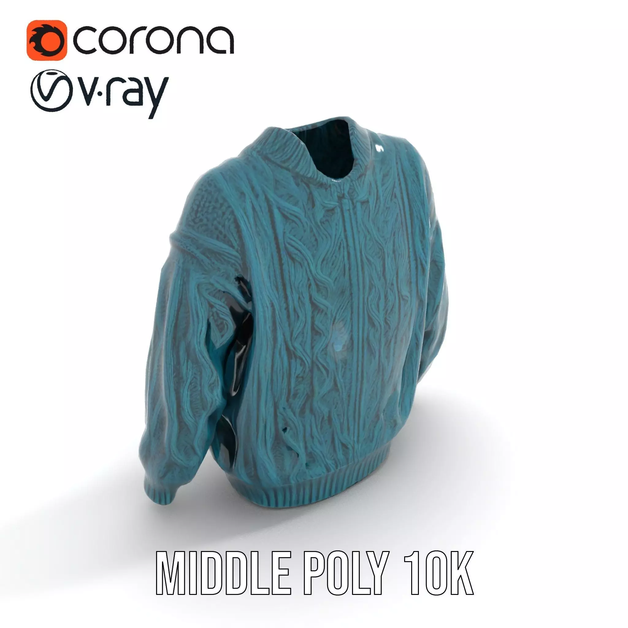 Emerald Cable Sweater model pack Texture_5