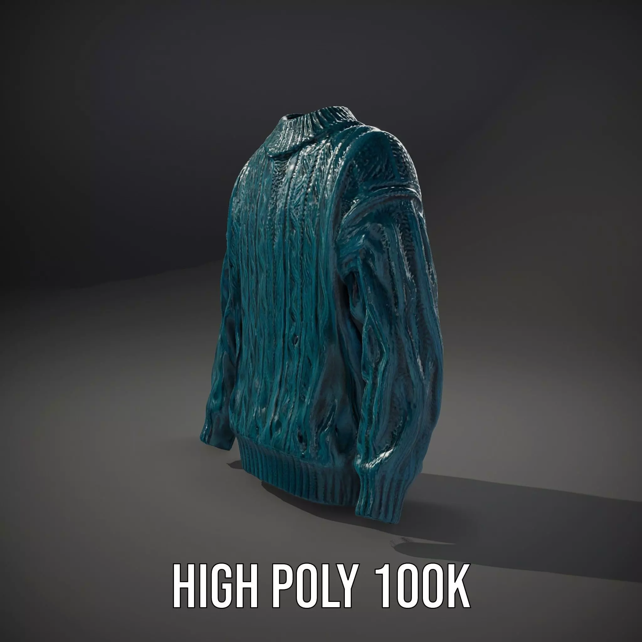 Emerald Cable Sweater model pack Texture_10