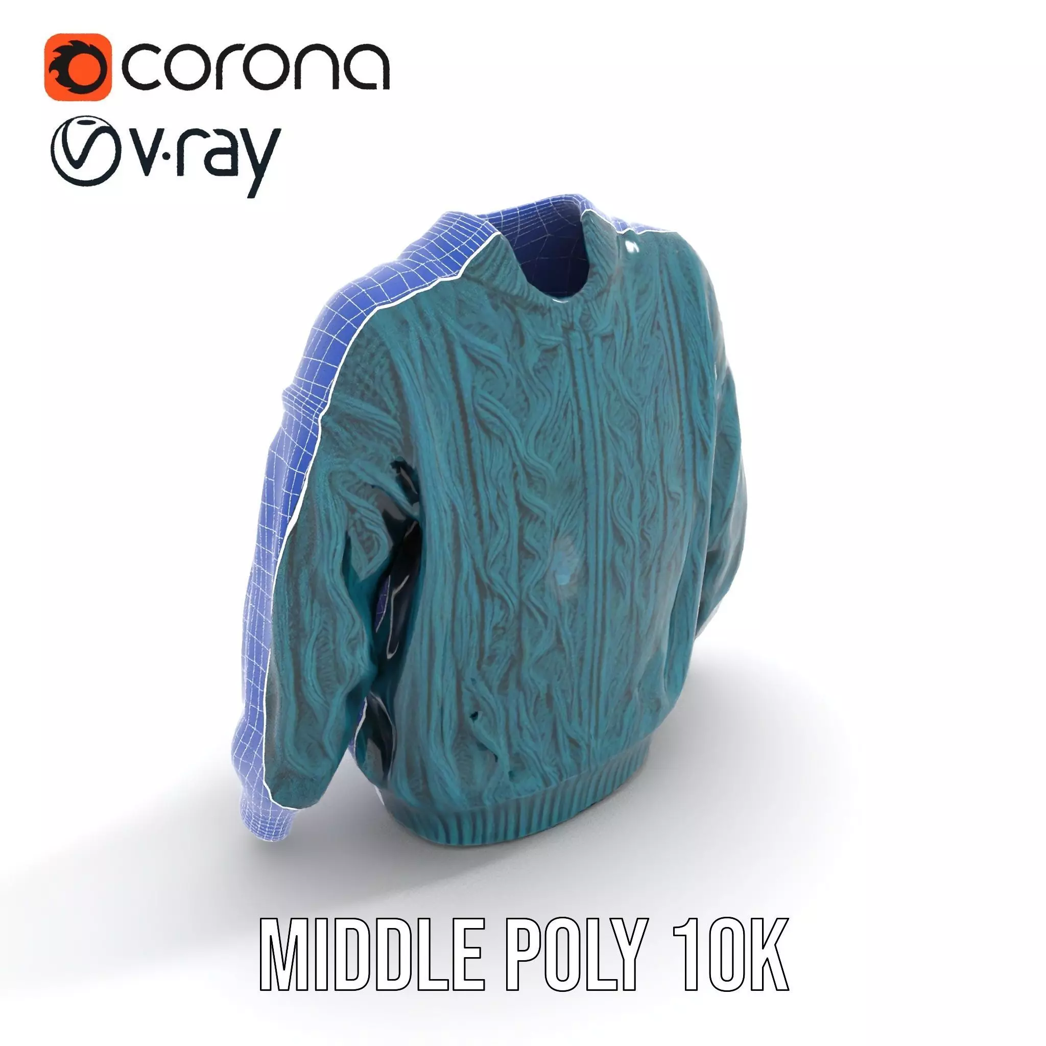 Emerald Cable Sweater model pack Texture_18