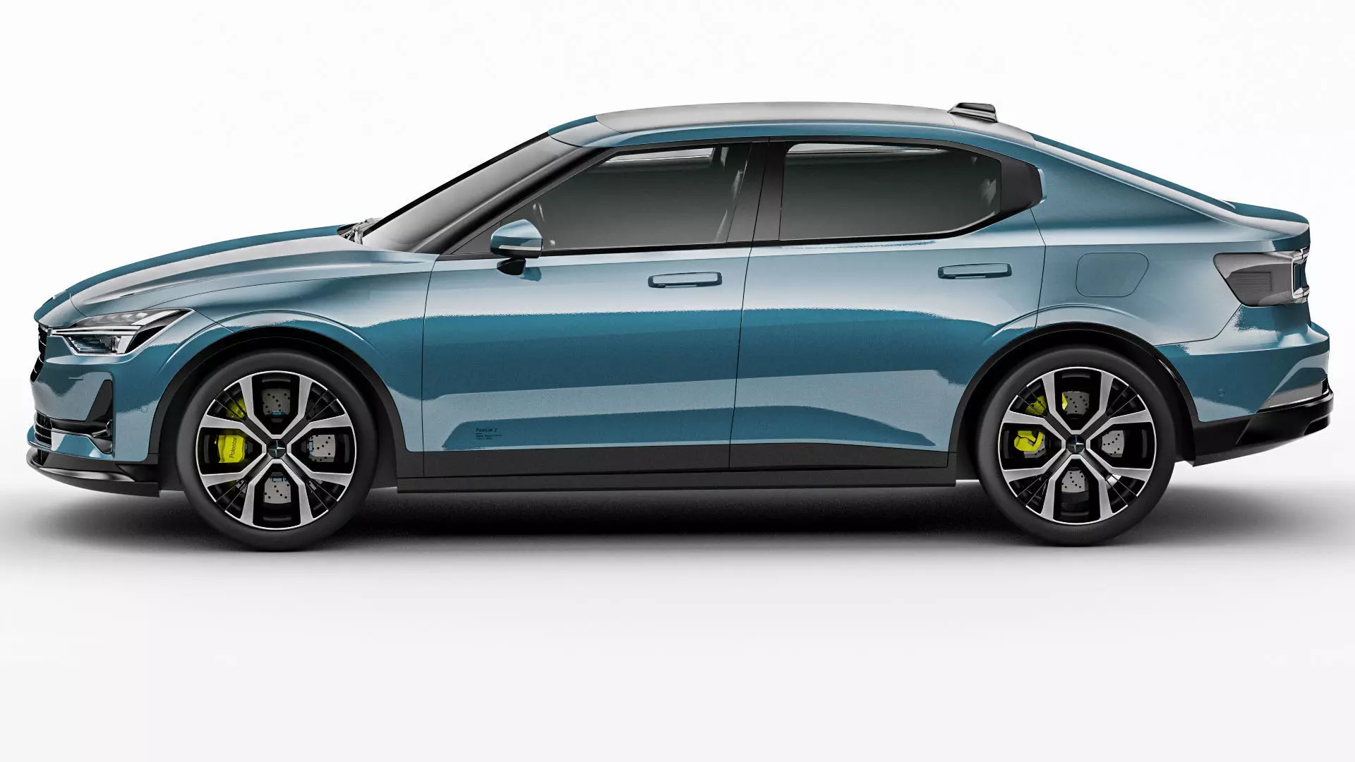 Polestar 2 2020 electric coupe 3D model_2