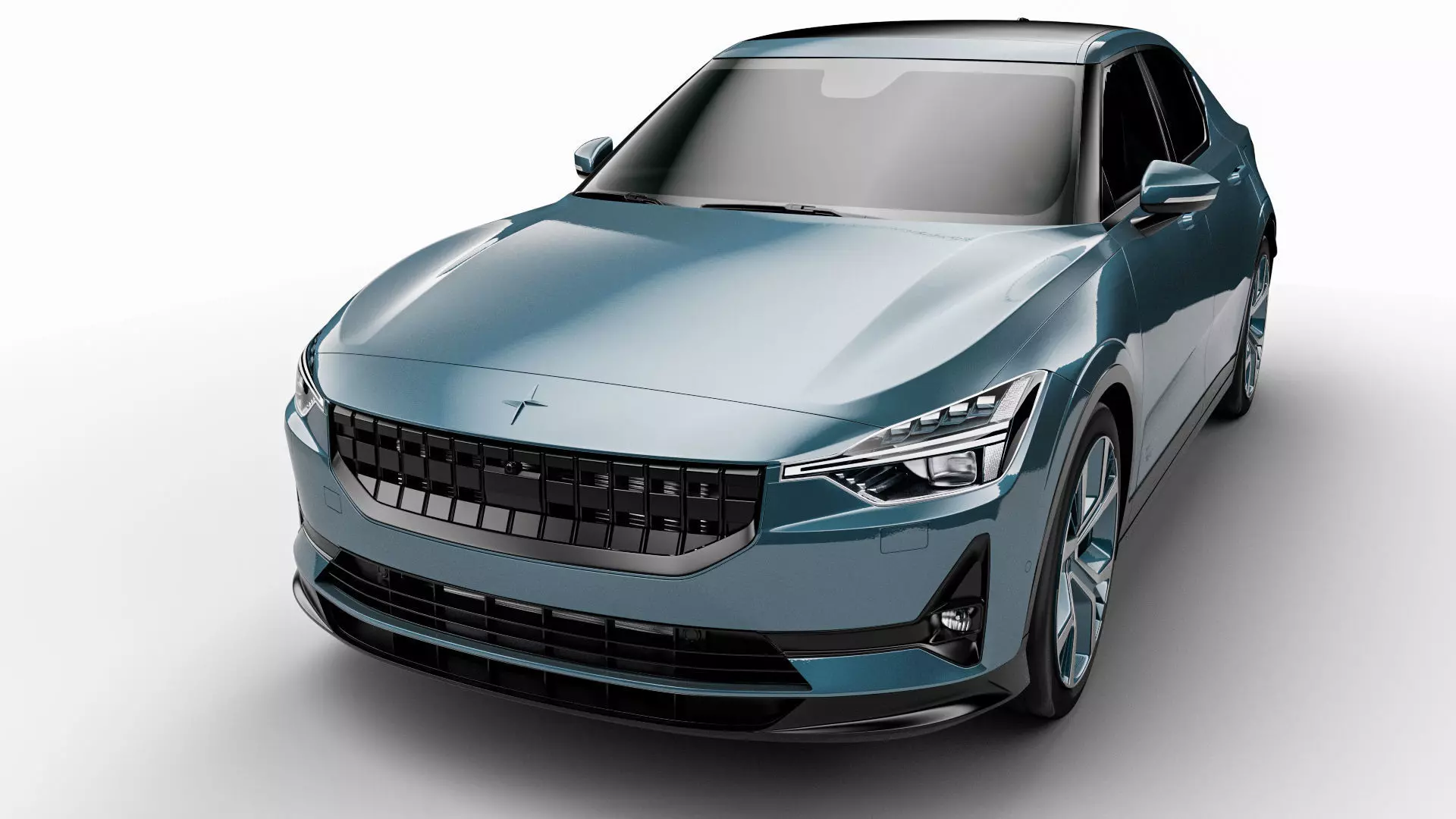 Polestar 2 2020 electric coupe 3D model_1