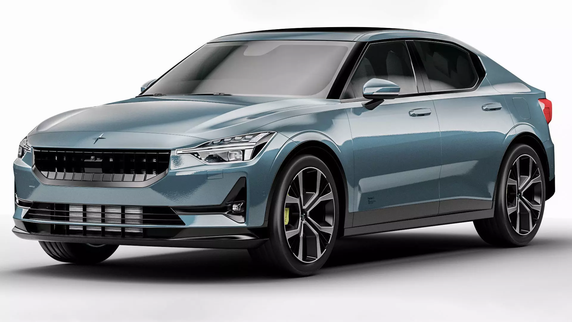 Polestar 2 2020 electric coupe 3D model_0