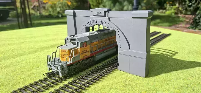 H0 scale Randolph and Carothers tunnel portals USA