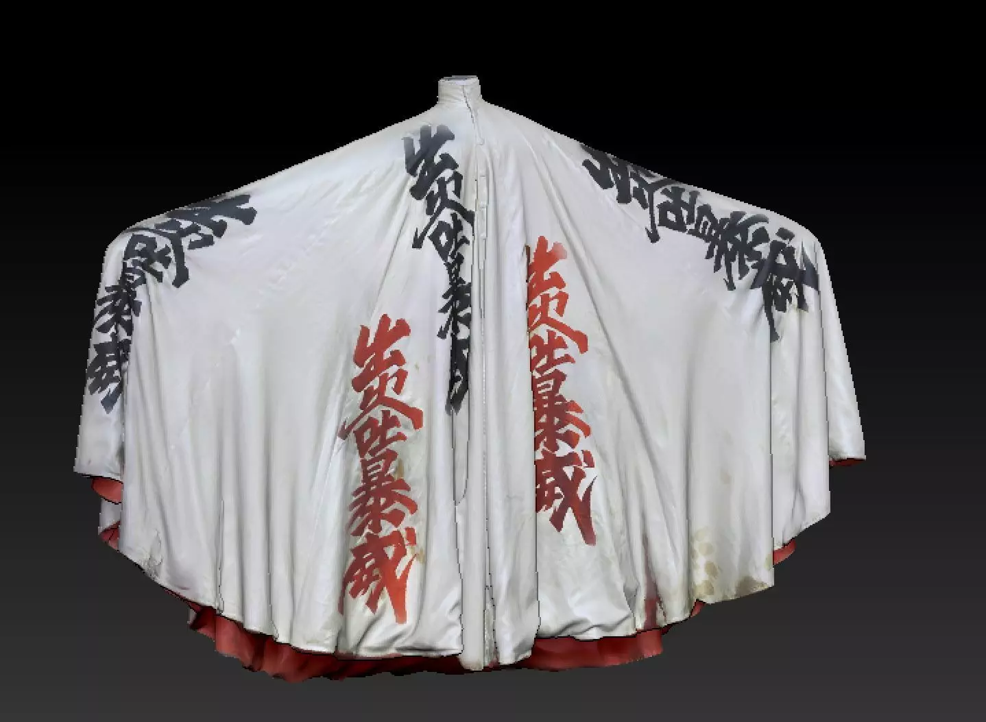 David Bowie kimono costume 3D model_0