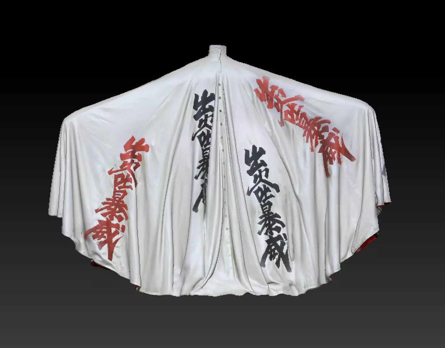 David Bowie kimono costume 3D model_1