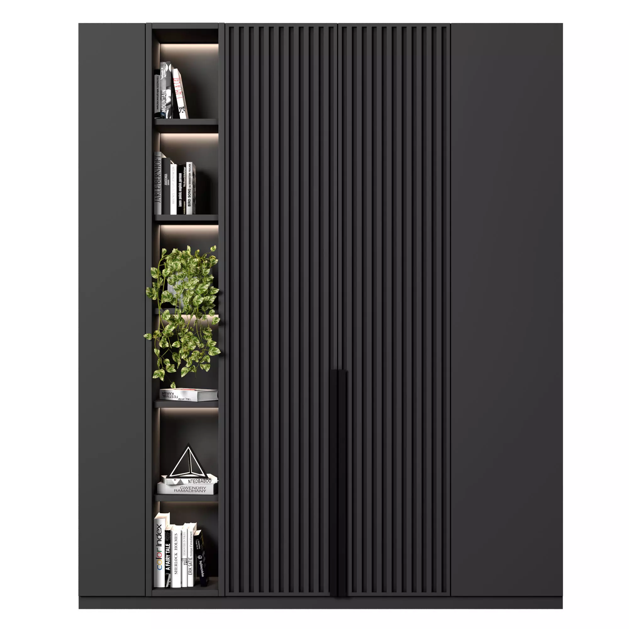Cabinet with shelves 30 3D model