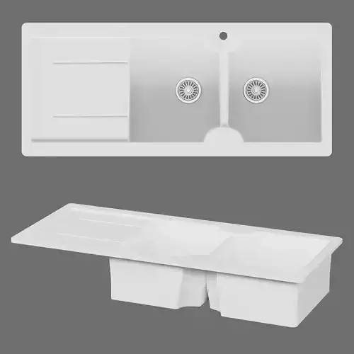 Cuisine Kitchen Sink by Turner Hastings Low-poly 3D model