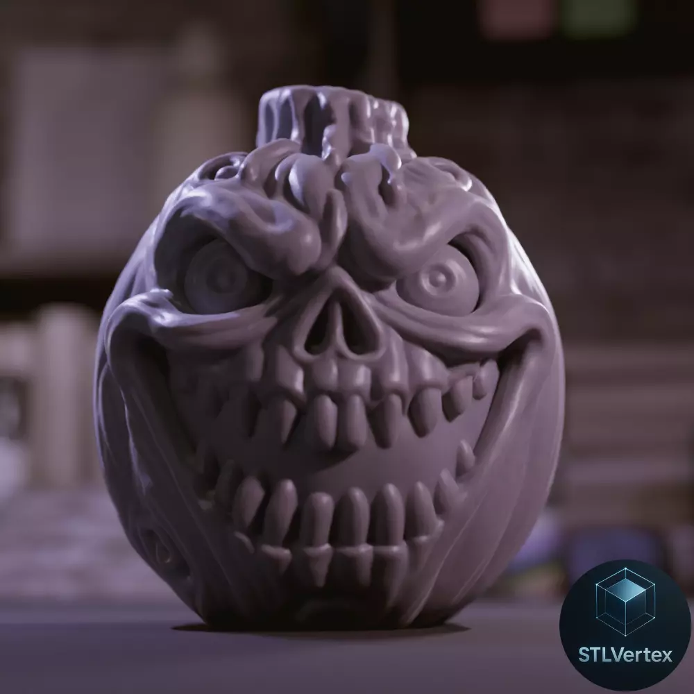 Pumpkin  3D Printable Model 3D print model_0